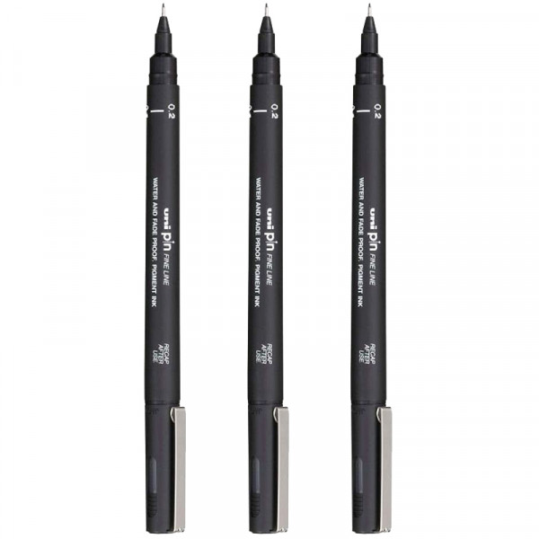 lot-de-3-stylos-pointe-0.2mm-uni-pin