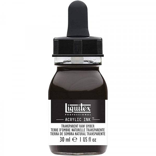 photo-Encre - Acrylique - Terre d'ombre naturelle - 333 - Liquitex - Flacon 30ml - Beaux-arts