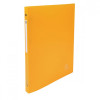 photo-Classeur - Souple - Fin - Jaune - Dos 15mm - 4 anneaux - Polypro - Exacompta