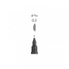 Lot de 3 feutres de dessin uni pin - 0.5 mm - Gris Foncé - Uni-ball | à seulement 6,6 €