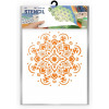 Pochoir mandala format A3 décoration peinture QBIX