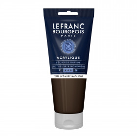 photo-Peinture acrylique - Terre ombre naturelle - 478 - Fine - Lefranc Bourgeois - Tube 200ml