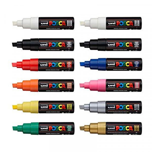 lot-12-marqueurs-PC8K-assortiment-posca