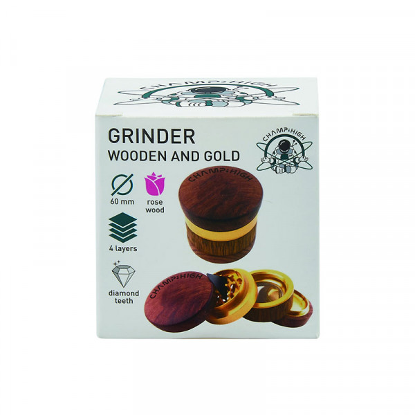 grinder-4-parties-bois-rose-dorure-champ-high-pas-cher