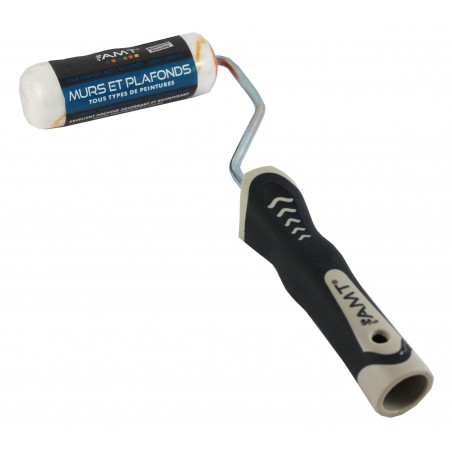 Rouleau Brosse Murs Et Plafonds - 30 Mm  - Fibres Polyamides 12 Mm - Manche Et Rouleau - Amt pas cher