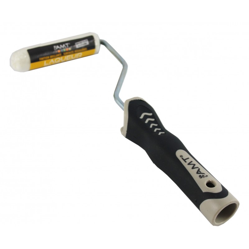 Rouleau Brosse Laqueur - 15Mm - Tous Types De Peintures - Pure Laine 5Mm - Manche Et Rouleau - Amt pas cher