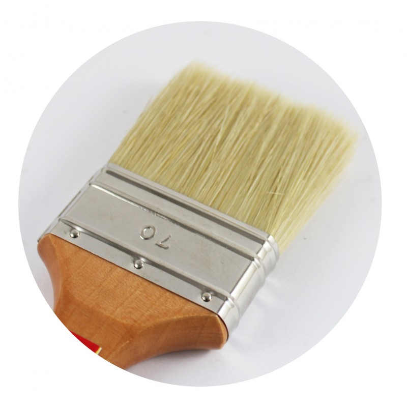 Pinceau Plat - Peintures Avec Solvant - Manche Bois Fsc - N°70 - Amt | Surdiscount