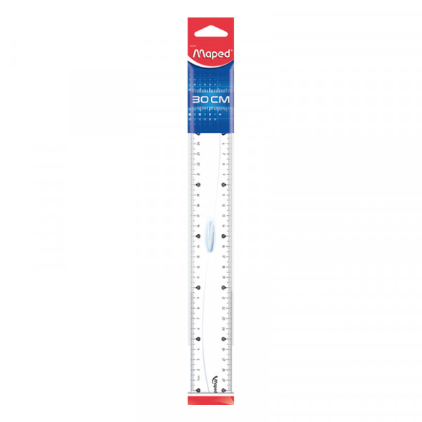 regle-30cm-plastique-poignee-maped-pas-cher