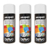 Lot de 3 bombes de peinture professionnelle Nespoli - blanc neige brillant