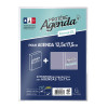 photo-Protège-agenda - Grand format - 12,5x17,5cm - Plastique - Transparent - Résistant