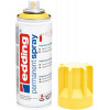 Bombe de peinture acrylique permanent Edding 5200 jaune mat