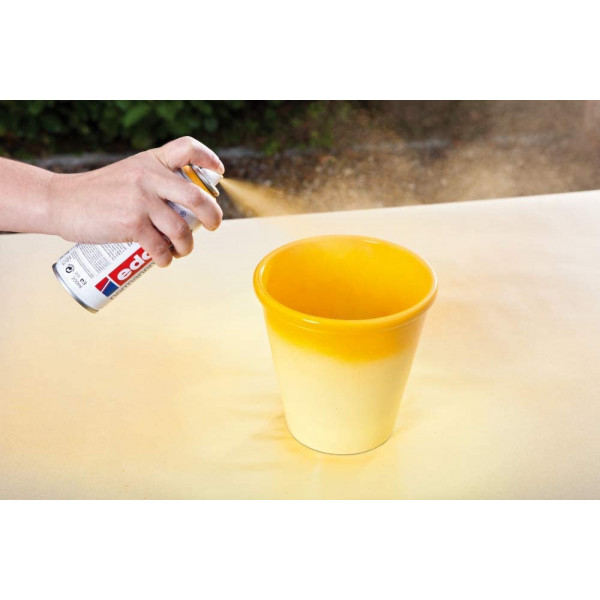 Bombe de peinture acrylique permanent Edding 5200 jaune mat