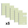 photo-5 facturiers - Mention TVA - A4  - Autocopiant - Dupli - 50 feuilles - Exacompta - 3287E