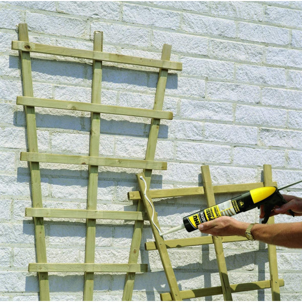 Colle fixation express UHU cartouche de 370g - Blanc