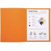 Paquet de 100 chemises Super Exacompta 24 x 32 cm carte rigide orange