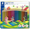 photo-24 crayons de couleur - Boîte métal - Staedtler Noris Colour