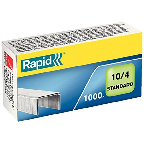 Boîte de 1000 agrafes 10/4 standard Rapid