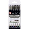 Pigma Micron 05 Terre Boite 6 pas cher