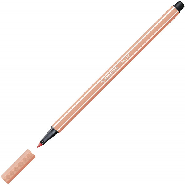 Pochette de 15 feutres de dessin STABILO Pen 68 - pointe moyenne - coloris pastel