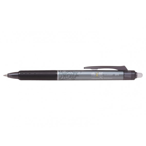 Stylo FriXion Ball Clicker 0.5 pointe fine noir Pilot