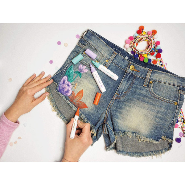 Pochette de 6 marqueurs peinture multi supports Pintor Pilot coloris fun
