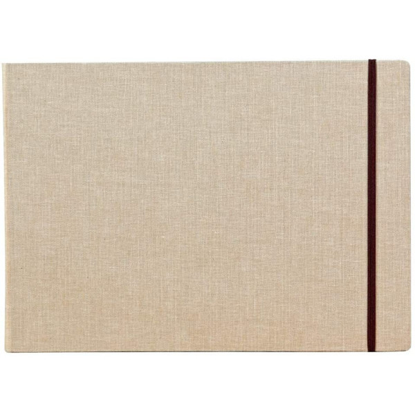 photo-Carnet - Dessin - A4 - 32 pages - 180g - Clairefontaine - Goldline - Beige