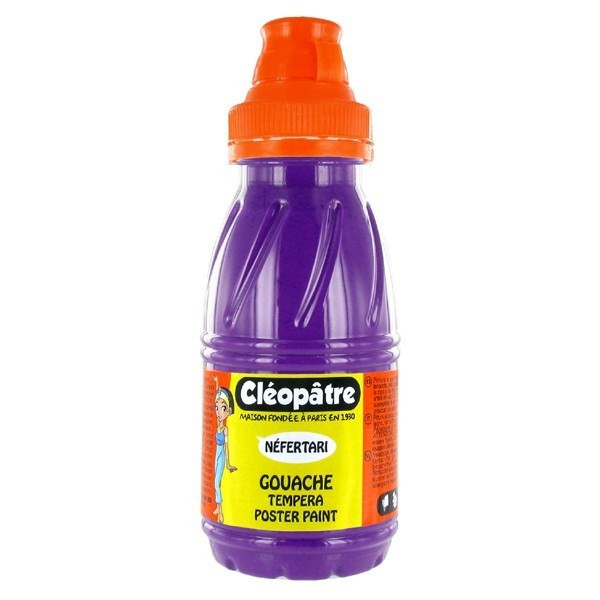 Peinture gouache Néfertari - Violet - 250 ml - Cléopâtre