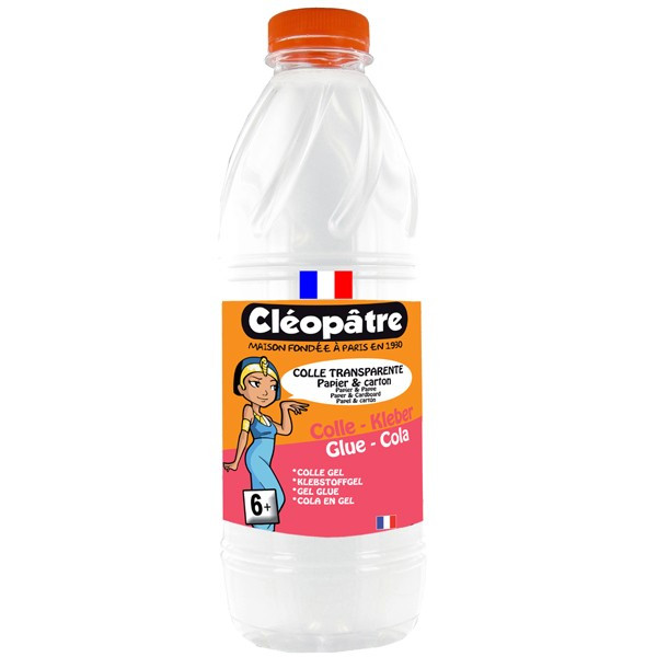Flacon de colle transparente Cléopâtre 1kg