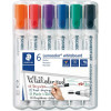 Lot De 6 Marqueurs Effaçable À Sec - Lumocolor Whiteboard Marker Staedtler