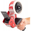 Pack 2 rubans emballage Tesa fragile 66m x 50mm + 1 dévidoir + 1 cutter