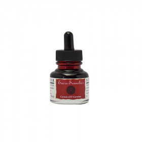 photo-Encre - Carmin - 635 - Calligraphie - Sennelier - Flacon de 30ml - Beaux-arts