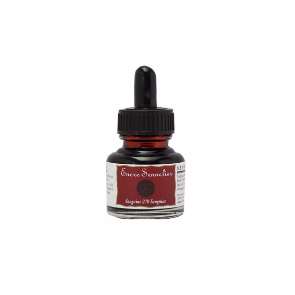 photo-Encre - Sanguine - 270 - Calligraphie - Sennelier - Flacon de 30ml - Beaux-arts