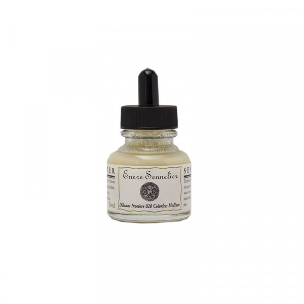 photo-Encre - Diluant - Incolore - Calligraphie - Sennelier - Flacon de 30ml - Beaux-arts
