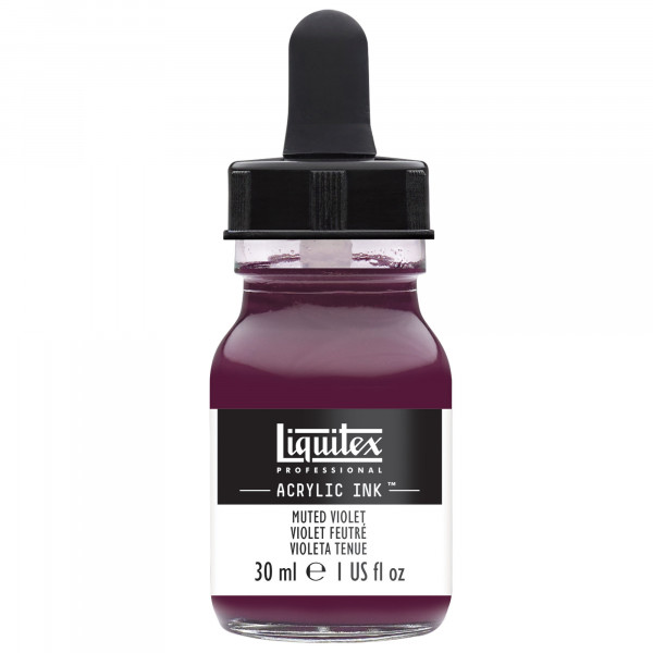 photo-Encre - Acrylique - Violet feutré - 502 - Liquitex - Flacon 30ml - Beaux-arts