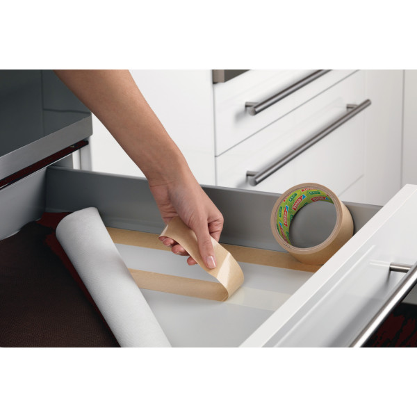 Rouleau ruban adhésif double face fort spécial sols Tesa 10m x 50mm