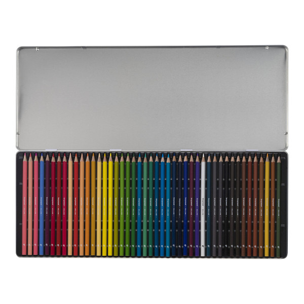 Crayons de couleurs - Boîte métal de 45 couleurs - Coloriage, bullet journal - Bruynzeel