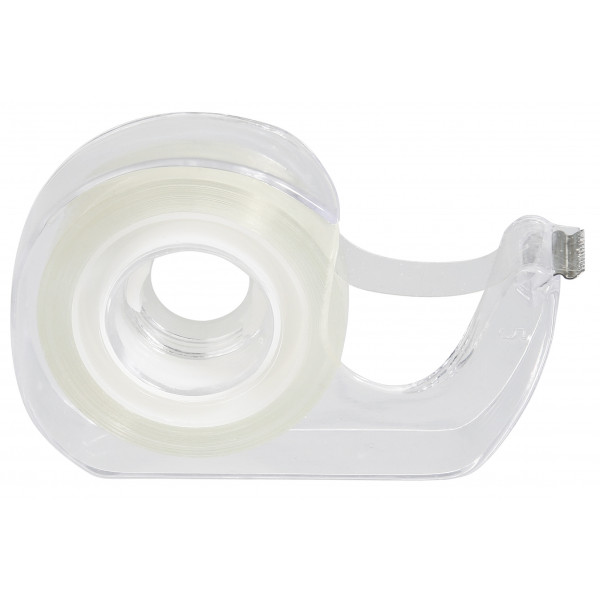 Dévidoir ruban adhésif double face transparent Tesa 7,5m x 12mm