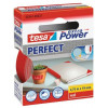Ruban adhésif toilé réparation fixation Tesa Power Effect 2,75m x 19mm rouge