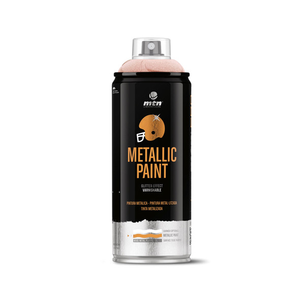 Bombe de peinture MTN Pro Metallic Or rose