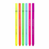 Feutres - Pointe fine 0,4mm - 6 couleurs fluos - Dessin, croquis - Bruynzeel