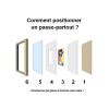 Passe-partout - Noir - 18x24cm - Photo 13x18cm - Pour cadre - Encadrement