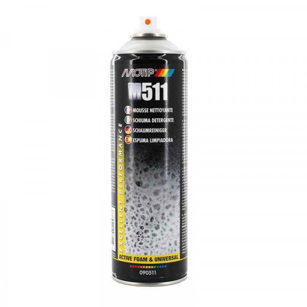 Bombe aérosol mousse nettoyante Motip M511 500ml