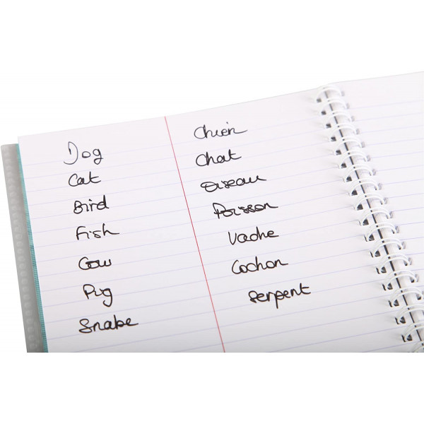 Carnet de vocabulaire KoverBook Clairefontaine 14,8 x 21 cm