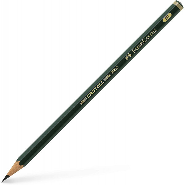 Boîte métal de 12 crayons graphite Faber-Castell