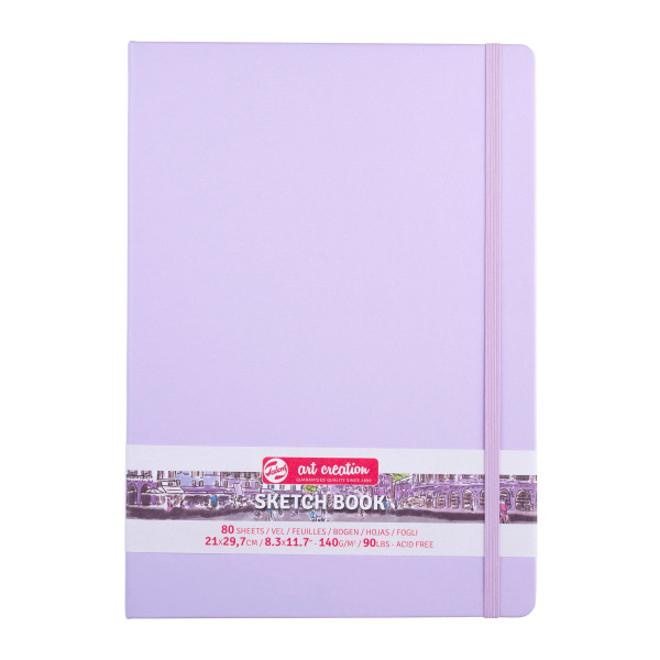photo-Carnet - Croquis - Dessin - A4 - 21x29,7cm - 80 pages - 140g - Violet - Sakura