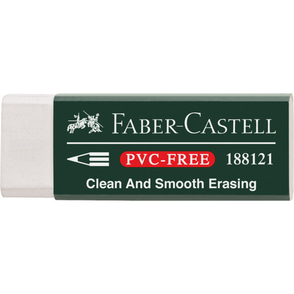 Gomme blanche rectangulaire sans PVC Faber-Castell