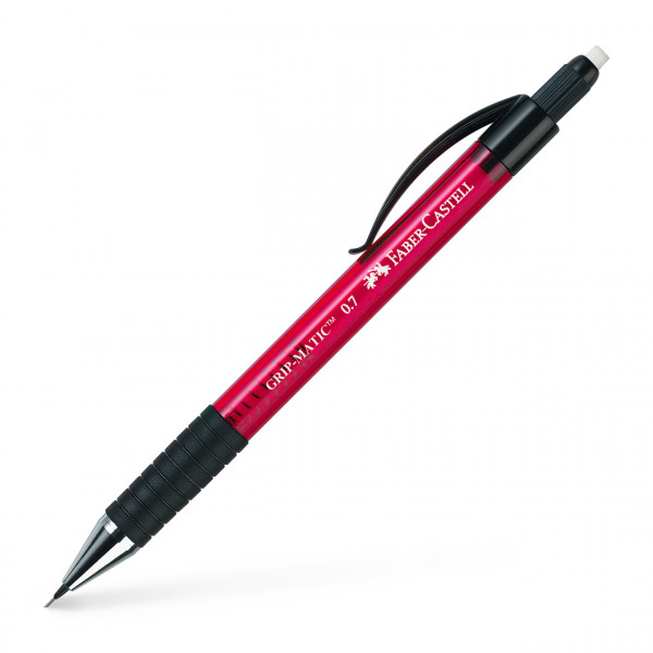 Porte-mine Grip Matic 0,7 mm rouge Faber-Castell