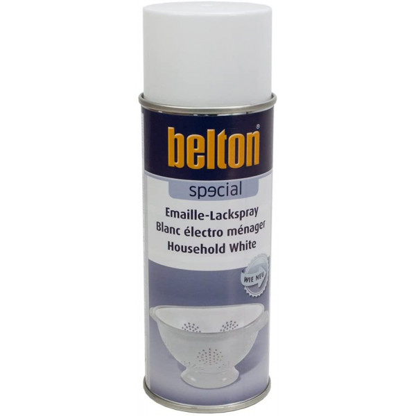 Bombe de peinture Belton émail blanc 400ml