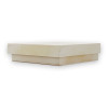 photo-Petite boite - Avec couvercle - Carré - Bois - A décorer - 20 x 20 x 5 cm