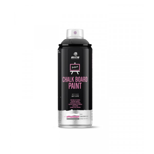 Bombe de peinture ardoise - Noir - 400ml - MTN Pro